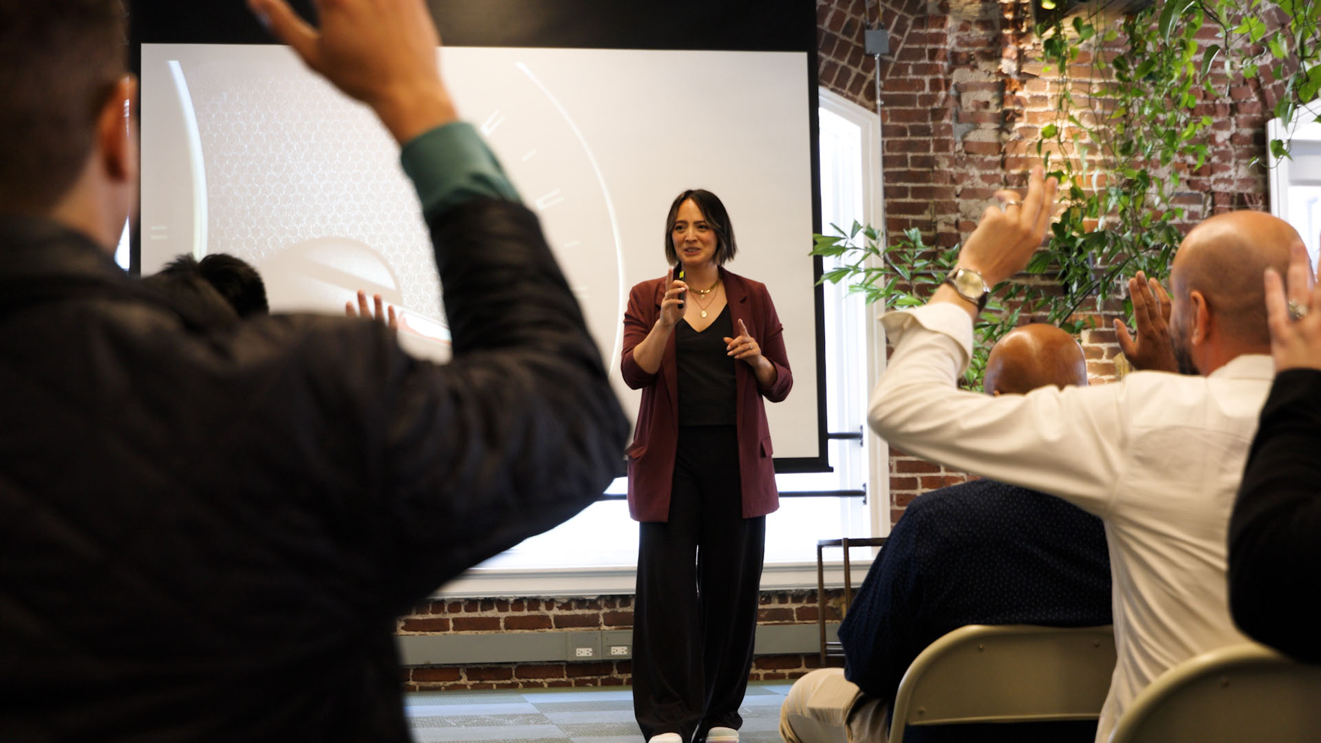 Fiona Roberts facilitating Bia Mindset Workshop